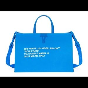 SOLD - Off-White Box Bag Leather Tote Crossbody